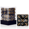 36 Pieces 12mm 6 Sided Mini Dice Set,Pearl Pattern D6 Game Dice Set,6 Sided Standard Game Dice for Board Games Dice Games Classr
