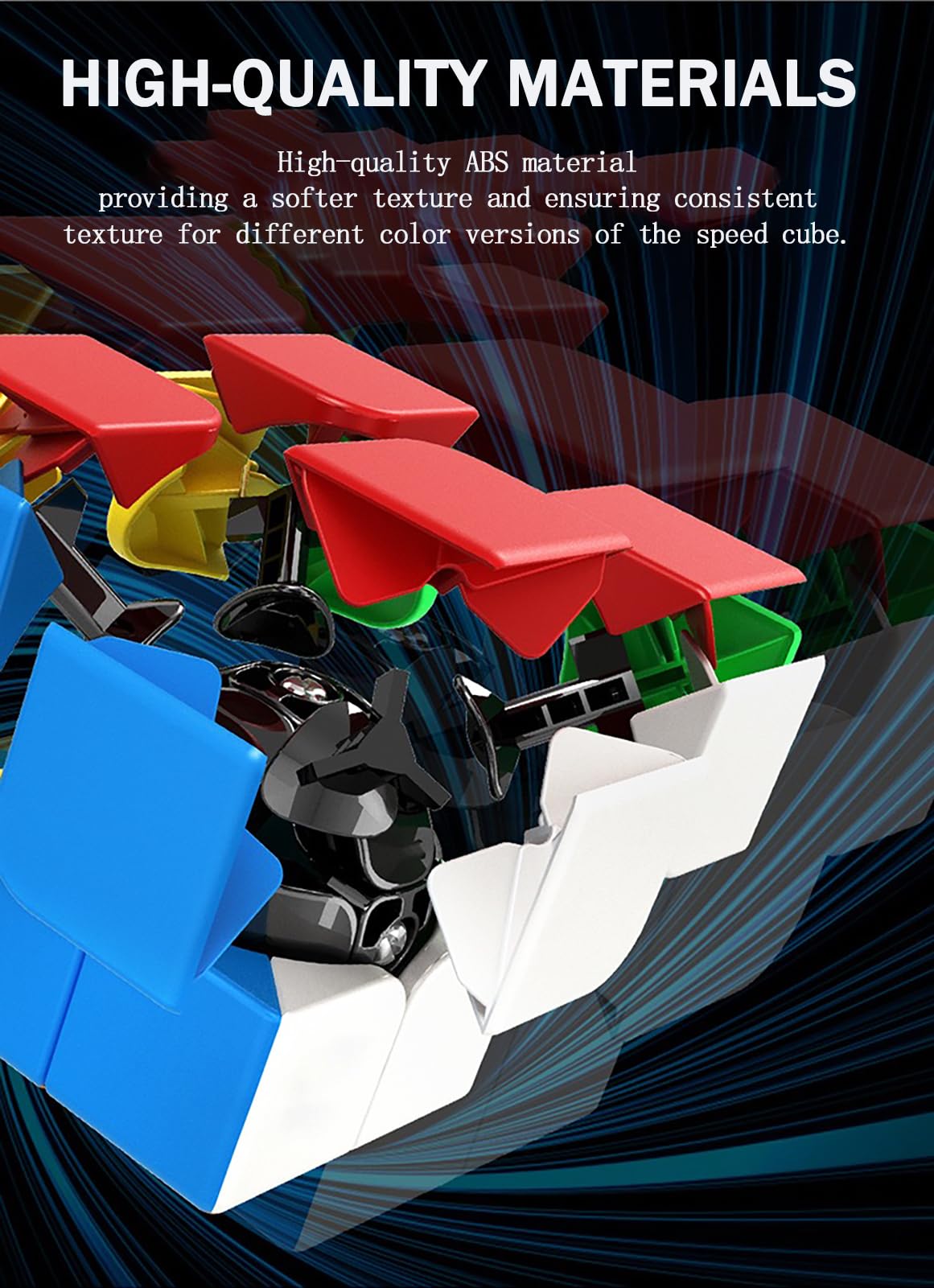 Cfmour Speed Cube 2X2 3X3 Set - Moyu Meilong 2C+3C Stickerless Magic Cubes Bundle | Fast, Smooth And Durable Puzzle Cube Brain Toy Games For Kids&Adults