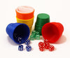 Vulcan Print Dice Up! 5 Player Game Set - Liar'S Dice, Poker, Mexico - Colorful, Durable, Sustainable Pla - Party Game, Gift Ide