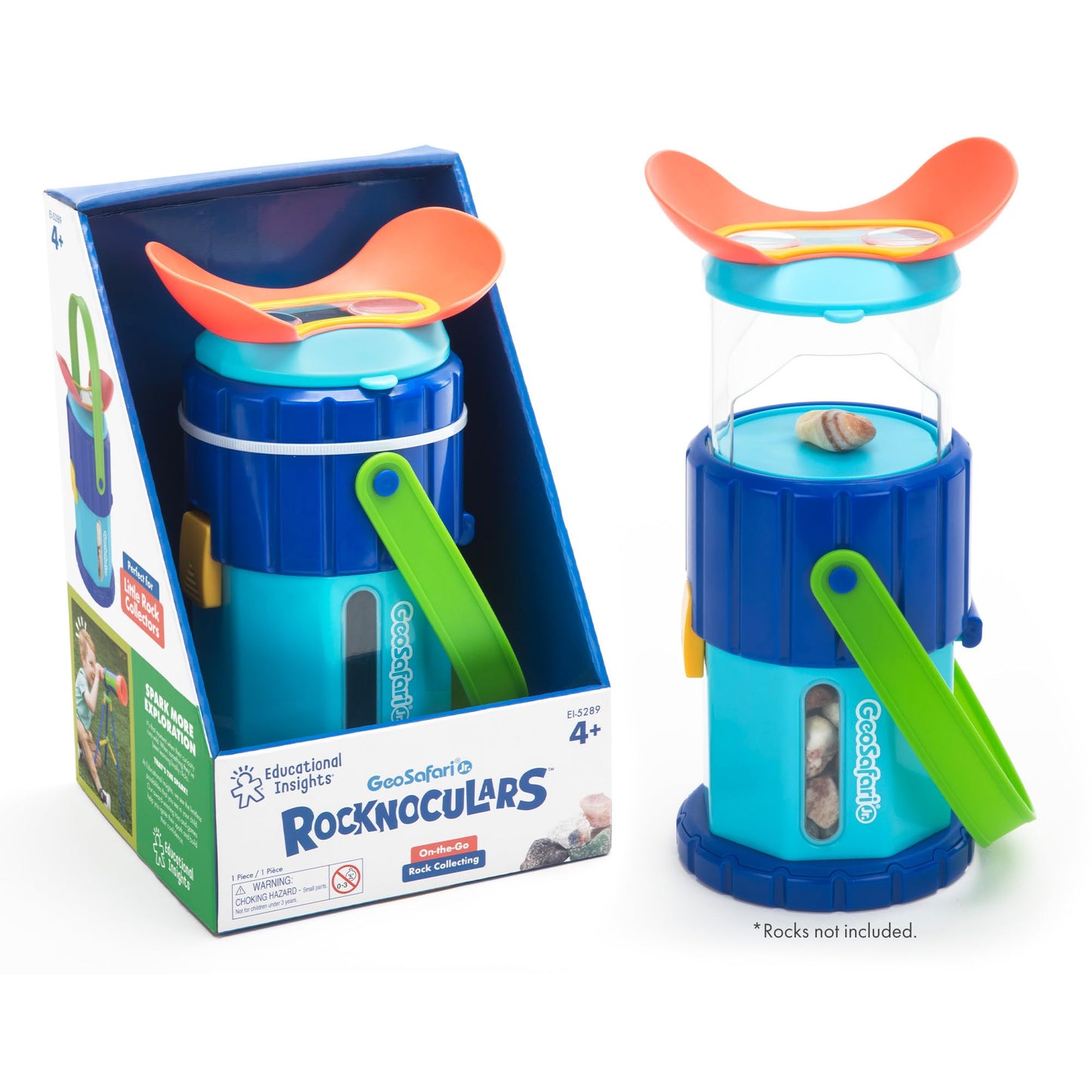 Educational Insights Geosafari® Jr. Rocknoculars™ - Rock Microscope For Kids Ages 4+, Educational Science Kits For Toddlers