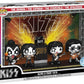 Funko POP! Moments DLX Vinyl Kiss Pack 4 Figurines, 9 cm, Multicolor, Model FUN67771