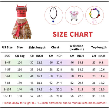 Ruxinrua Girls Adventure Outfit Dress Skirt Set Kids Princess Dress Up Halloween Costume Pig Accessories Size 3-11 Years Old (8-