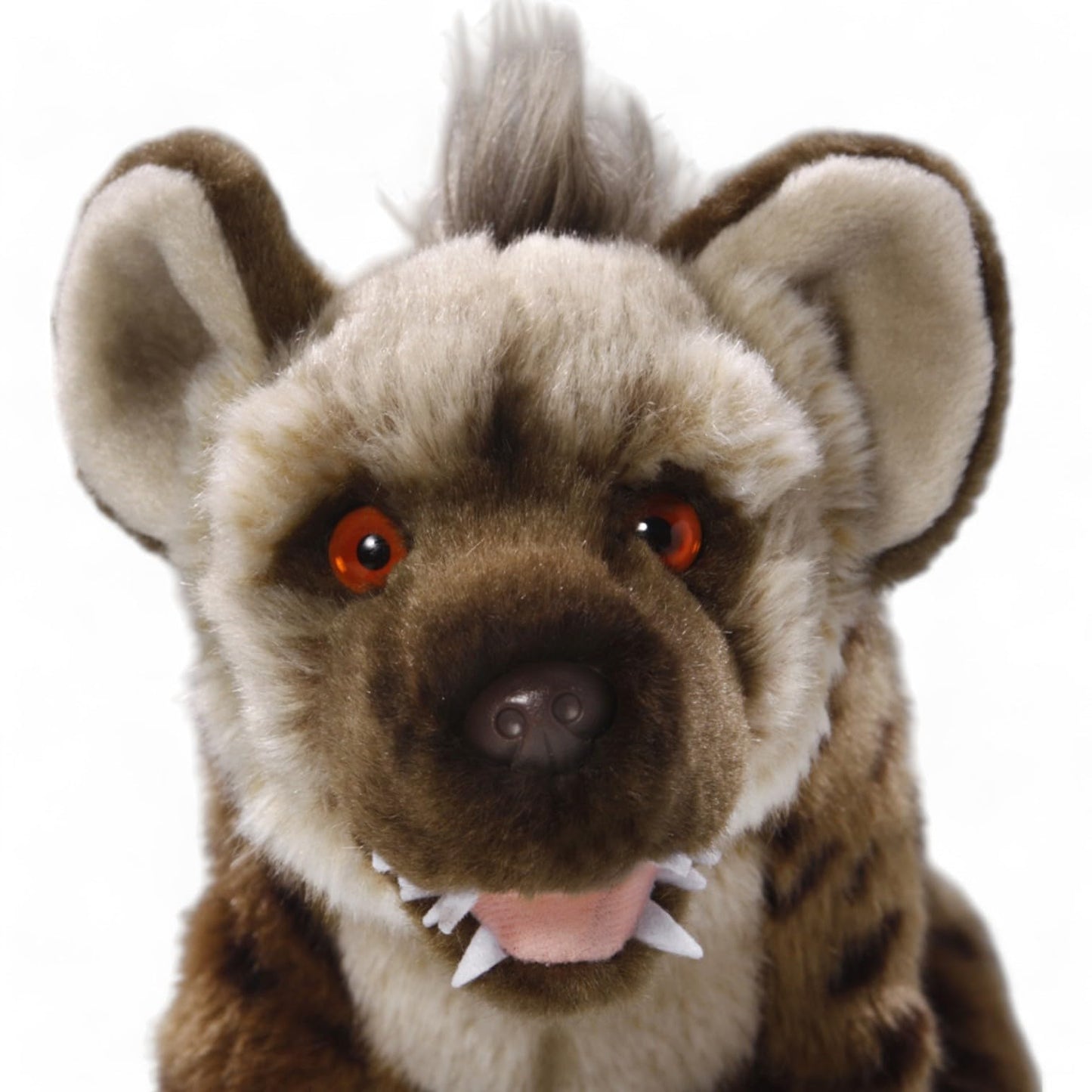 Carl Dick Spotted Hyena Plush Toy, 10.5 inches, Soft Acrylic Material, Model 3282, True to Nature Color