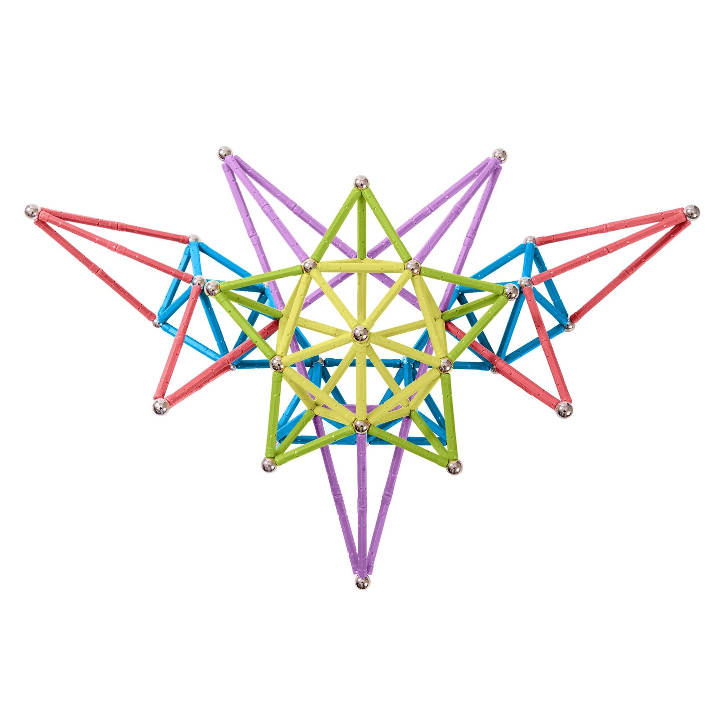 BANBBY 145pcs Magnetic Toys Upgraded 2.28 inches Building Sticks Set for Kids Magnet Games (10 Colors)