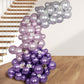 Metallic Light Purple Balloons 60Pcs 5Inch Chrome Light Purple Latex Balloon For Balloon Garland Arch 5'' Round Mini Light Pink
