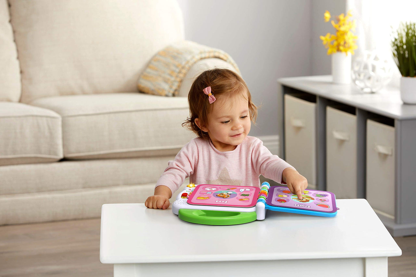 Leapfrog 601503 Learning Friends 100 Words Baby Book Educational And Interactive Bilingual Playbook Toy Toddler And Pre School B