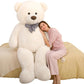 Maogolan Giant White Teddy Bear Stuffed Animal 6 Feet,Soft Cuddly Smiling Face Big Life Size Valentines Teddy Bear Plush Gift For Boyfriend Girlfriend,Brithday
