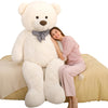 MaoGoLan 6 Feet White Teddy Bear Plush - Soft Cuddly Polyester Stuffed Animal for Valentine's Day Gift, Cream Color