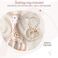Sophie la girafe Classical Creation Birth Set #1 | Natural Rubber Teething Ring & Gift Bag | Perfect for Teething Babies