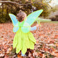 Kosgraiy Tinkerbell Costume For Girls,Toddler Girls Fairy Dress With Pixie Elf Ears And Wings,Princess Dress Halloween Fairy Dre