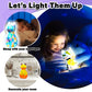 FUNZBO 2pcs Paint Your Own Cat Lamp - Arts and Crafts Supplies Kitten Painting Kits for Kids Teens Adults, DIY Night Light Toy f