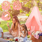 Xiaowantong Kids Teepee Tent With Lights & Carry Bag, Natural Cotton Canvas Toddler Play Tent For Girls & Boys, Washable Foldable Indoor/Outdoor Teepee