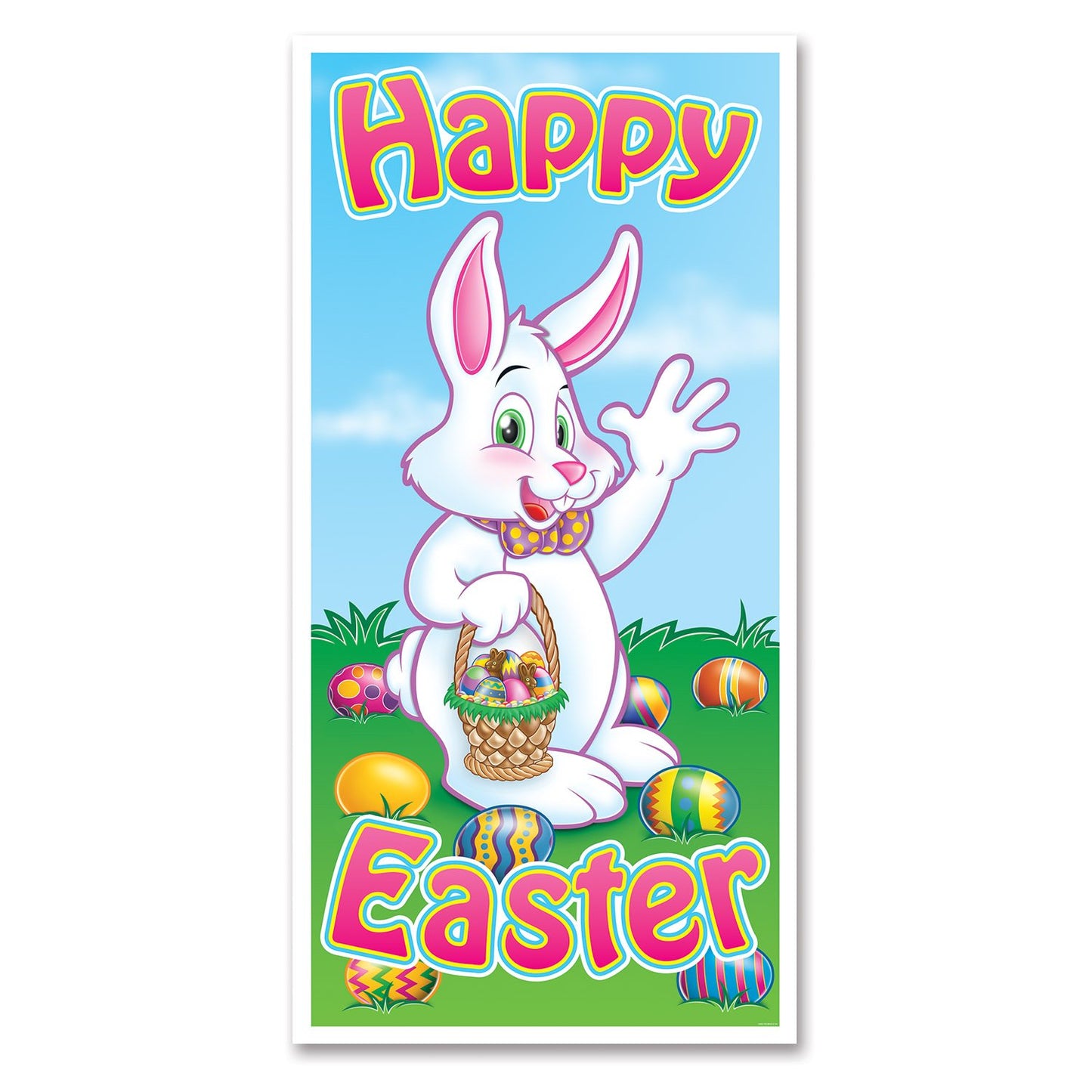 Easter Door Cover Party Accessory (1 count) (1/Pkg)