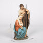 BC BUILDCLASSIC Holy Family Statue, 6" Renaissance Resin Figurine for Christmas Home Decor, Nativity Scene Collectible