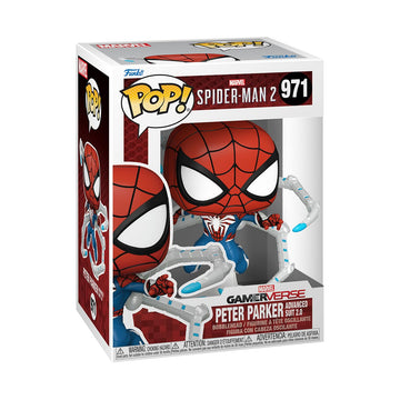 Funko Pop! Games: Spider-Man 2- Peter Parker Suit - Spider-Man - Collectable Vinyl Figure - Gift Idea - Official Merchandise - For Kids & Adults - Video Games Fans - Model Figure For Collectors