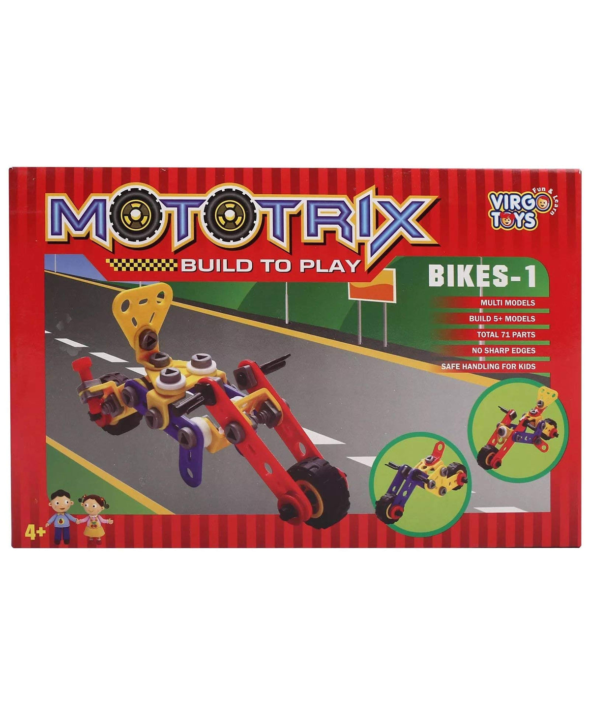 Smart Picks Mototrix Bikes 1: Develops Problem Solving Skills: Multi Piece Construction Set