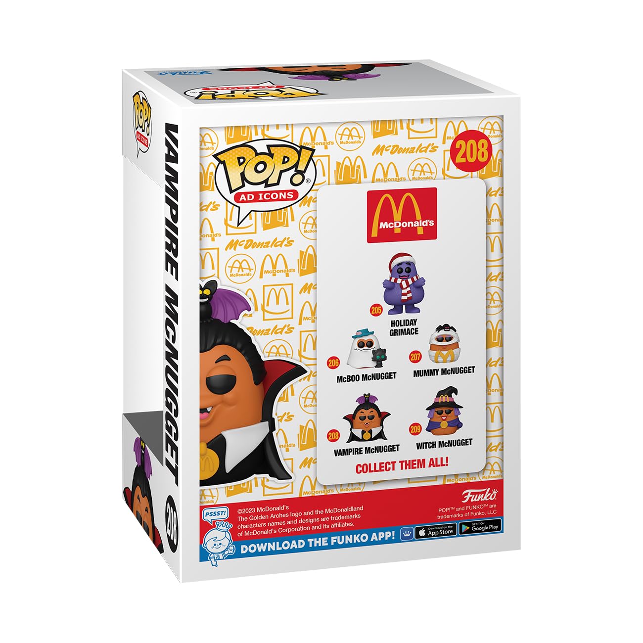 Funko Pop! Ad Icons: Mcdonalds - Vampire Mcnugget - Mcdonald'S - Collectable Vinyl Figure - Gift Idea - Official Merchandise - For Kids & Adults - Ad Icons Fans - Model Figure For Collectors