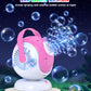 Joyfuture Pink Bubble Machine - Automatic Bubble Blower For Kids, Toddlers - Toys Gifts For Girls Ages 3+ Year Old, Easter, Outd