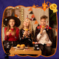 Julbear Halloween Foam Stickers Bulk, 300 Pieces Pumpkins Jack Ghost Bats Monster Color Printing Pattern Self-Adhesive Foam Stic