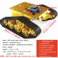 Professional Intelligent Robot Metal Tank Car Chassis For Arduino/Raspberry Pie/Microbit/Diy Steam Education, T300 Tracked Crawl