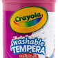 Crayola Washable Tempera Paint for Kids, Pink Paint, Classroom Supplies, Non Toxic, 16 Oz Squeeze Bottle