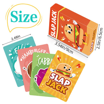 Etyishe Card Games For Kids Toddlers,Go Fish,Old Maid,Slap Jack And Memory Match,4 Decks In 1 Pack,Fun Educational Gard Games Fo