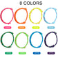 WILLBOND 216 Neon Friendship Bracelets Bulk for Kids Paracord Bracelet End of Year Gifts for Student Birthday Classroom Basket S