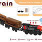 Motorized Train For Wooden Track, 3Pcs Train Toy Set For 3 4 5+Years Old Boy Girl Toddlers, Battery Powered Train Compatible With Thomas & Friends, Brio And Chuggington