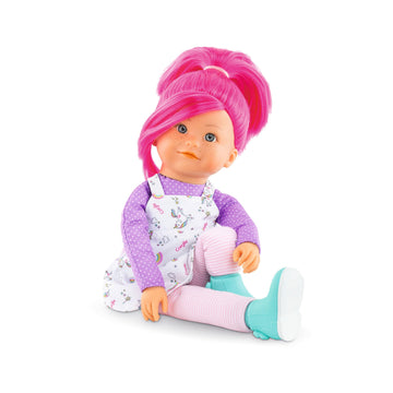 Corolle - Rainbow Doll Nephelie 16' Soft Body Rag Doll - Easy-To-Style Long, Silky Hair, Vanilla Scented, 300030, Multicolour