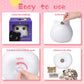 Jizwpoom Piggy Bank, Cute Cat Piggy Bank Cat Money Saving Box For Kids, Coin Piggy Bank Coin Bank Box Unbreakable Piggy Bank Toy Gifts For Adults Boys Girls Birthday (White, 7 Inch)