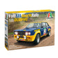Italeri 3667 1:24 Fiat 131 Abarth Rally OLIO Fiat Model Building Kit, Stand Model Building, Crafts, Hobby, Gluing, Plastic Kit,
