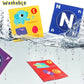 26 Pcs Early Childhood Enlightenment Book,Soft Alphabet Cards,Abc Learning Flash Cards With Storage Bag,Soft Letter Early Educat