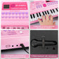 WOSTOO 61-Key Kids Keyboard Piano, Portable Pink Electronic Toy with Microphone & Music Stand, Ideal for Beginners