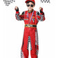 Aicoaub Race Car Driver Costume Boys Racer Jumpsuit Kids Disfraz De Carro Para Nio With Sunglasses For Toddler Halloween