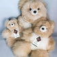 Realistic Soft And Cuddly Baby Alpaca Teddy Bear, Premium Stuffed Toy (9 Inches, Beige And White)