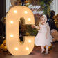 3Ft Marquee Light Up Letters, Large Marquee Letters C For Party Decorations, Big Baby Letters For Baby Shower Birthday Party Dec