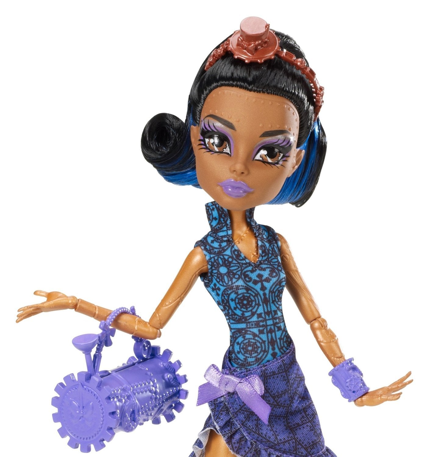 Monster High Dance Class Robecca Steam Doll - Purple, Plastic, Model Y0432