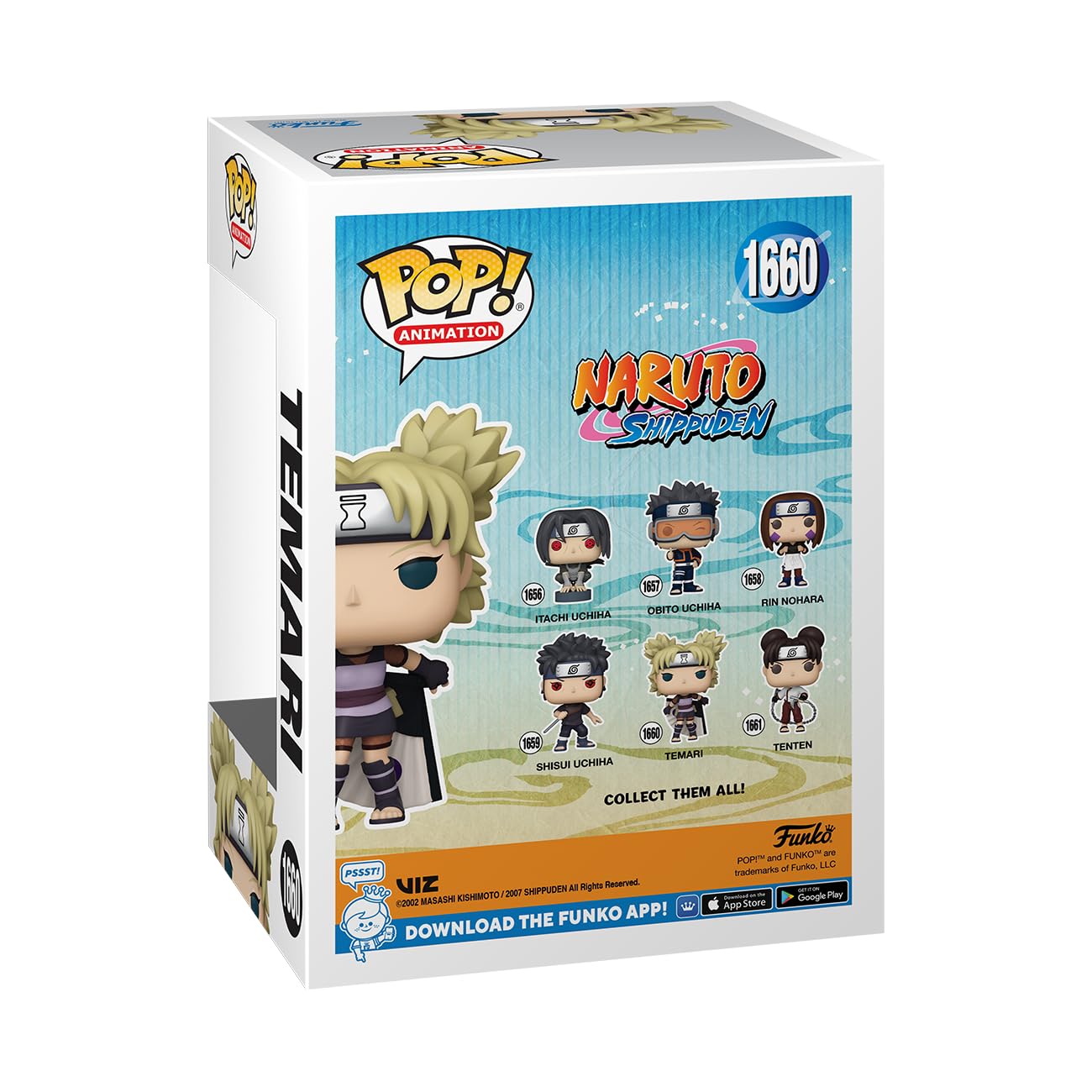 Funko Pop! Animation: Naruto - Temari - Temari - Collectable Vinyl Figure - Gift Idea - Official Merchandise - For Kids & Adults