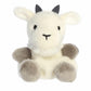 Aurora Adorable Palm Pals Jenny Mountain Goat Stuffed Animal - Fun Collectible Plush for Kids and mature-themed Collectors - Perfect for Decorating Rooms and Birthday Gifts - White 5 Inches