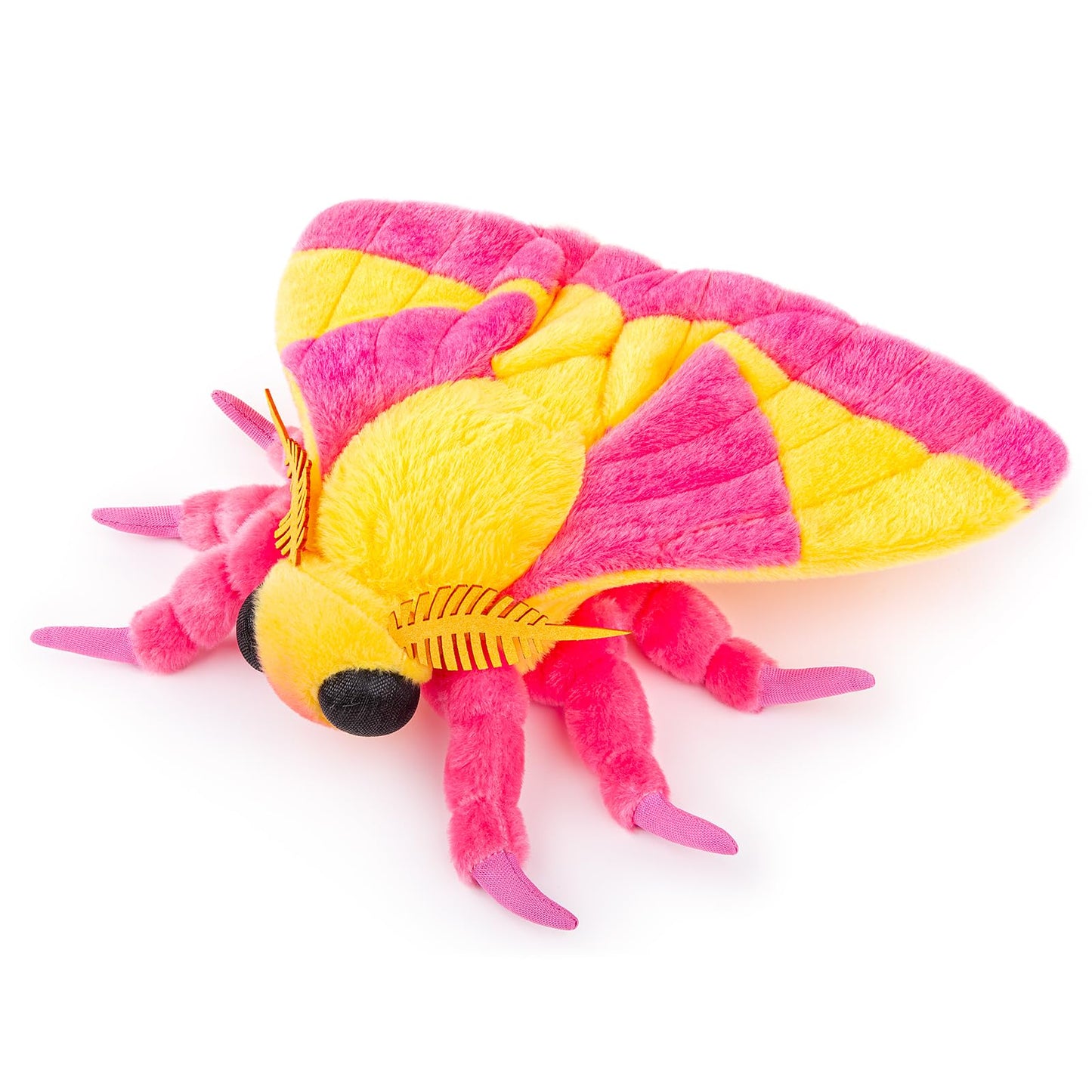 ZHONGXIN MADE Giant Rosy Maple Moth Plush - 26" Soft Pink Stuffed Animal, Realistic Butterfly Toy, Unique Gift for Kids