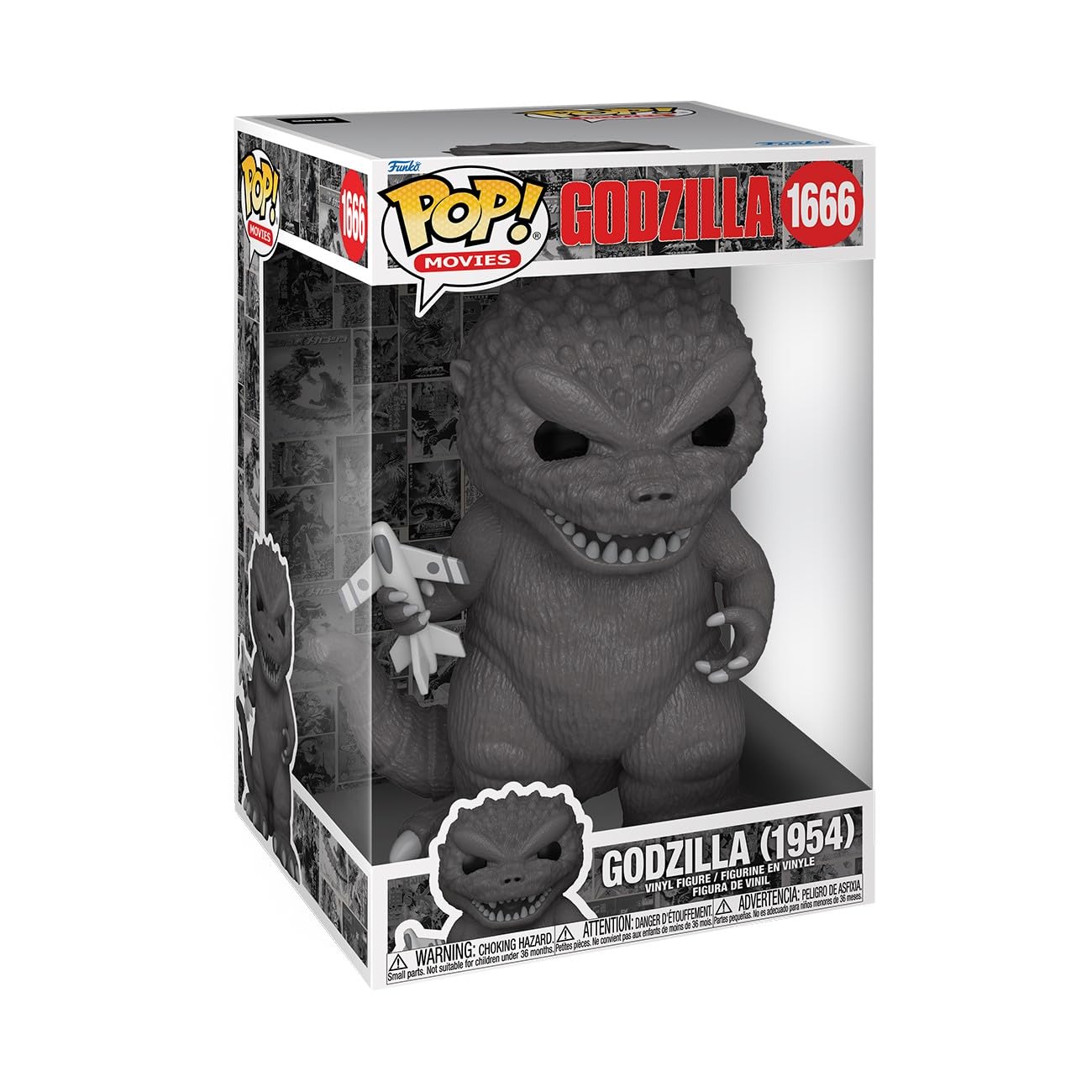 Funko POP Jumbo Godzilla 1954 Collectible Vinyl Figure - Multicolor - Model 80881 - Perfect Gift for Fans & Collectors