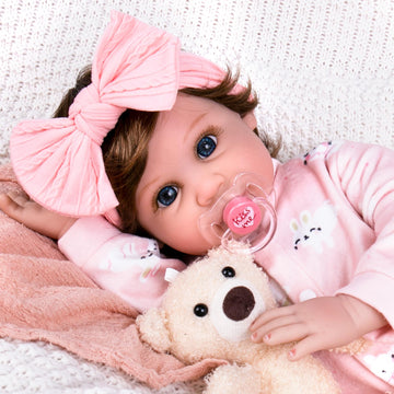 Aori Lifelike Reborn Baby Doll - 22 Inch Realistic Newborn Girl Doll- Great Gift For Grandama And Kids 3+