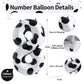 40 Inch Cow Print Number 8 Balloons, Large Foil 8Th Birthday Balloon Decorations For Girls, Self Inflating Number 8 For Boys Bir