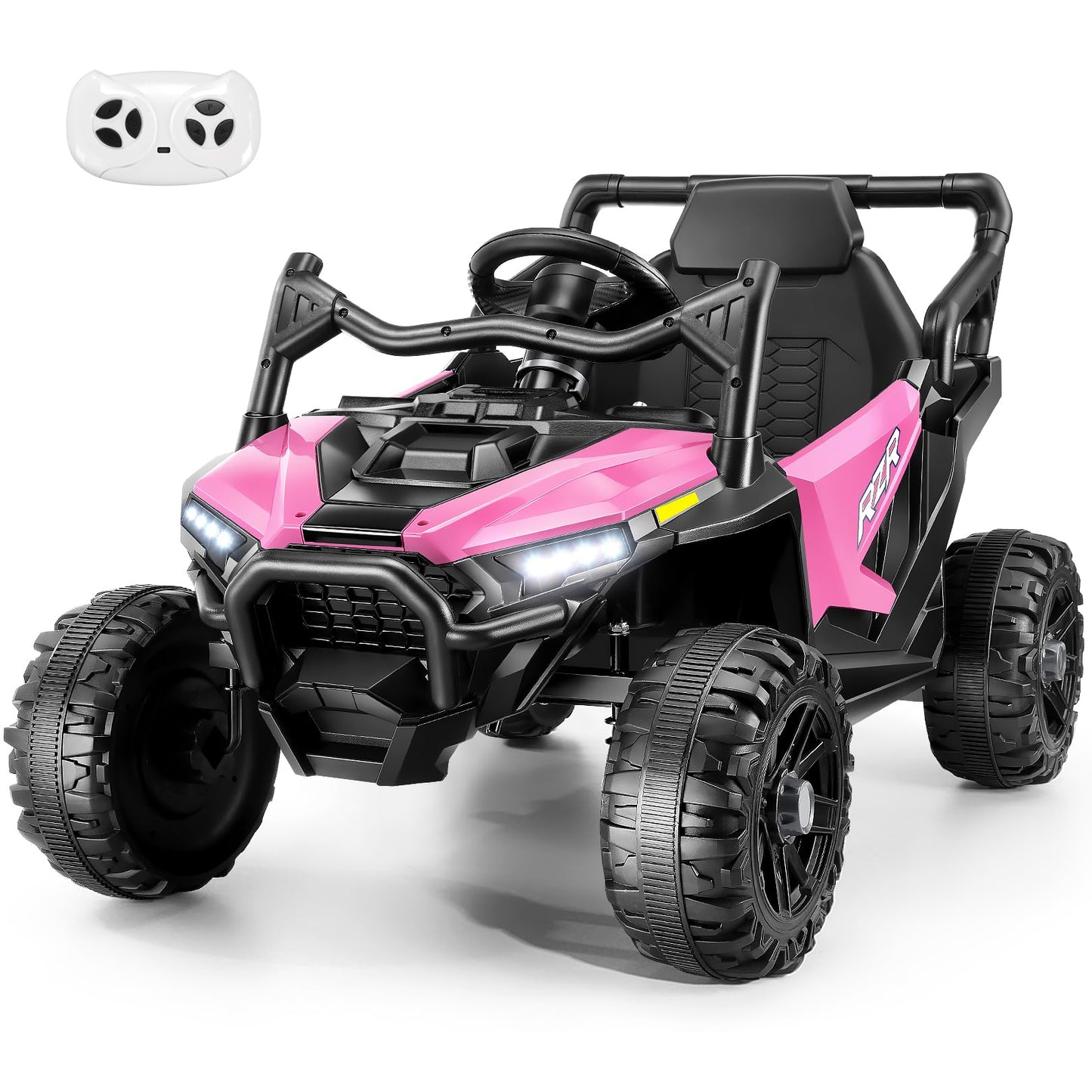 Hikole 24 Volt Ride on Toys for Big Kids, Electric Ride on Car with Remote Control for Ages 3-8, Shock Absorbers, Safety Belt, H