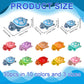 Lyreh 30Pcs Mini Resin Turtles, 3 Sizes Miniature Tiny Cute Figurines 10 Colors Glow In The Dark Micro Figures Small Resin Anima