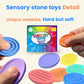 Fidget Toys For Kids Adults, 6Pcs Textured Sensory Stones For Autism Adhd Kids Calming, Fidget Stress Toys For Kids-Anxiety Reli