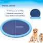 Wityoo 79 Inches Durable Pvc Splash Pad For Kids & Farm Animal, Xl-69 Inch Anti-Slip Sprinkler Pool For Dogs & Cats, Summer Fun