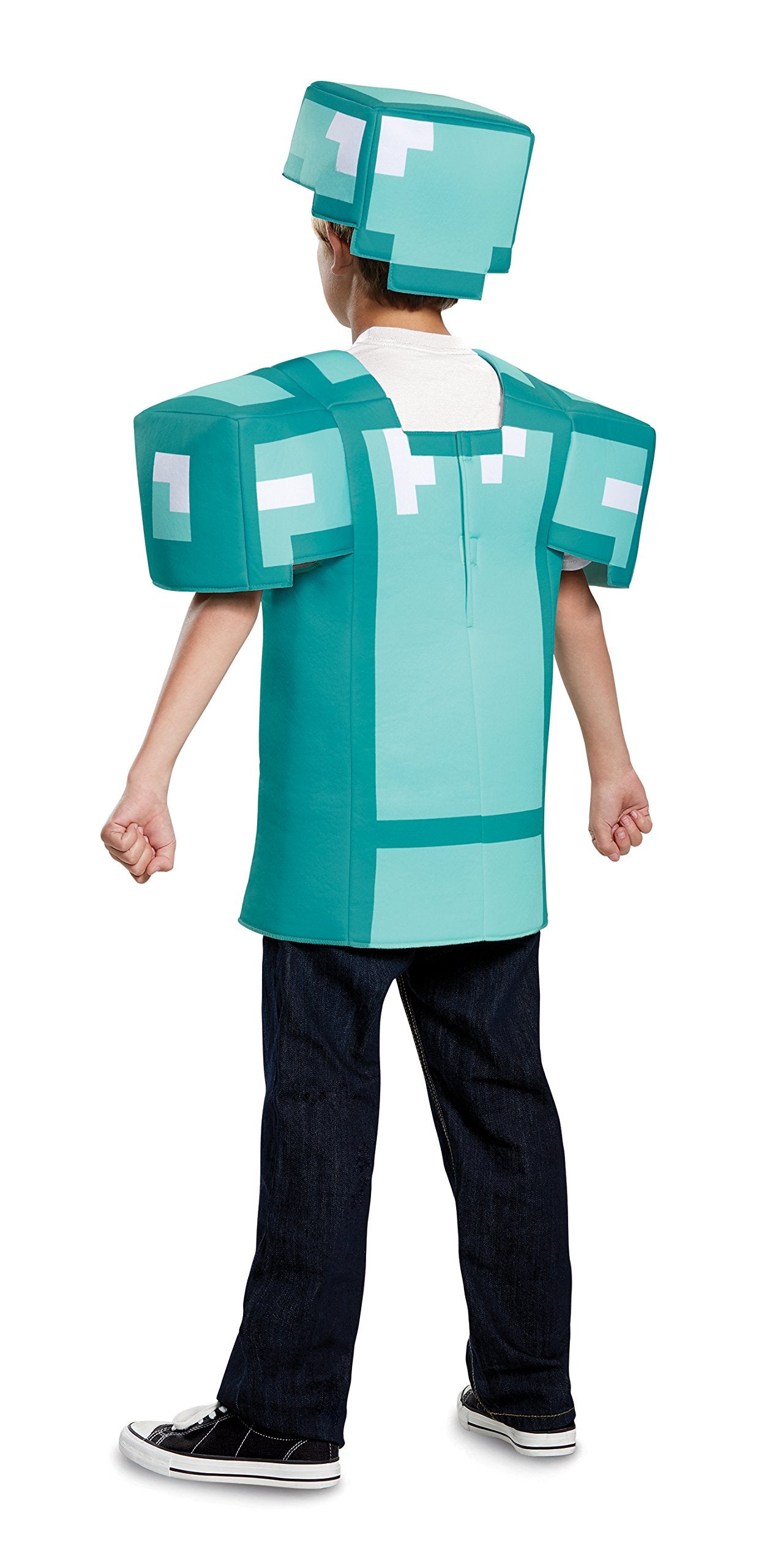 protective covering Classic Minecraft Costume  Blue  Medium (7-8)