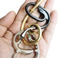 Cast Metal Brain Teaser Puzzle Metal Puzzle Brain Teaser Exploration And Thinking Toy Intellectual Teaching (Two Rings) Ginfh