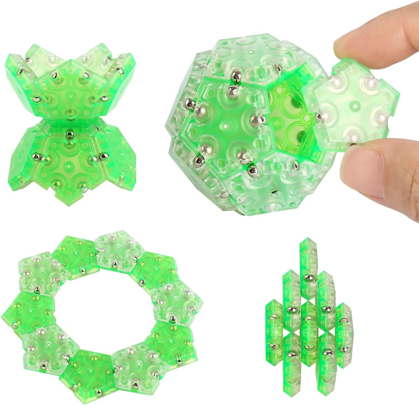 Fidget Toys mature-themed Set  Stocking Stuffers  Gift for Teenagers & Men - 12-Piece Green Set